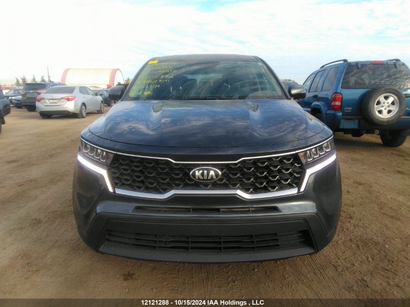 2021 Kia Sorento Lx VIN: 5XYRGDLC0MG003772 Lot: 12121288