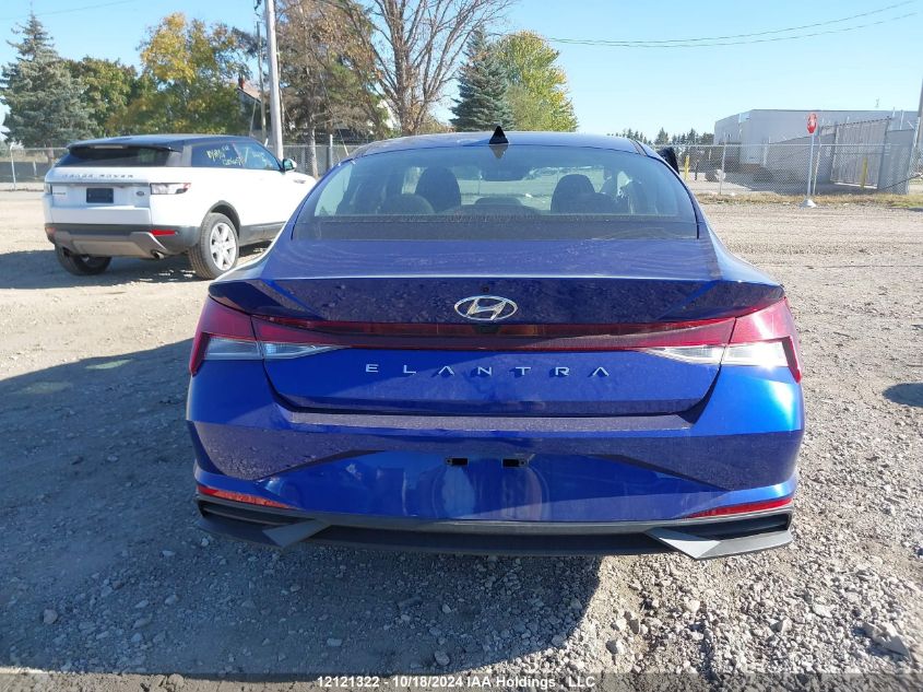 2022 Hyundai Elantra Preferred Ivt With Sun And Tech Package VIN: KMHLM4AG0NU247566 Lot: 12121322