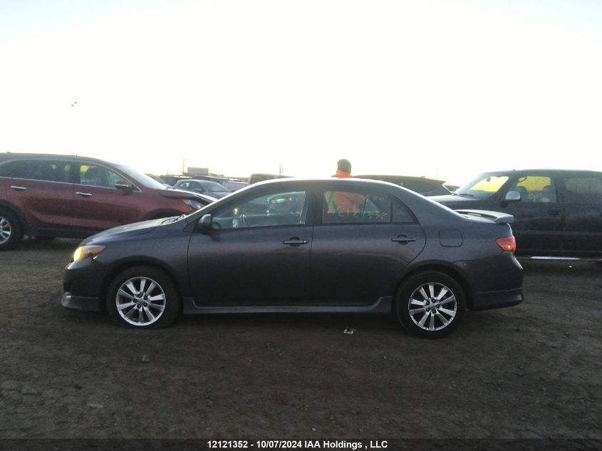 2009 Toyota Corolla S/Le/Xle VIN: 2T1BU40EX9C121511 Lot: 12121352