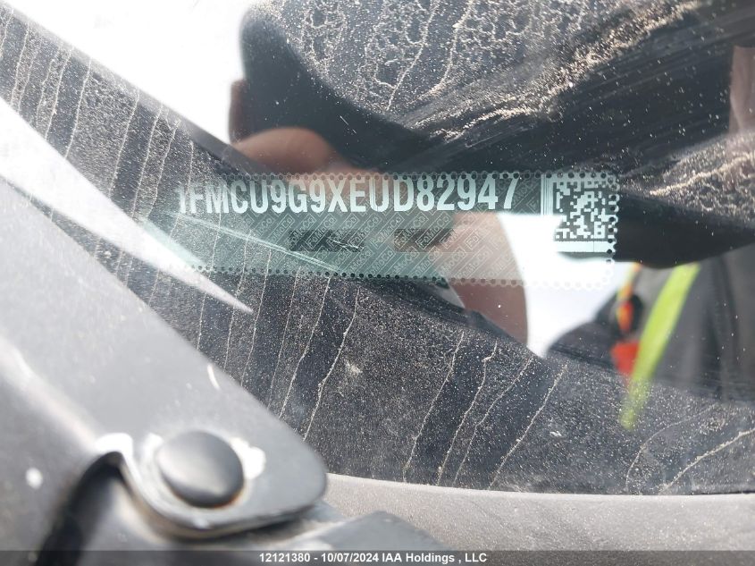 2014 Ford Escape Se VIN: 1FMCU9G9XEUD82947 Lot: 12121380