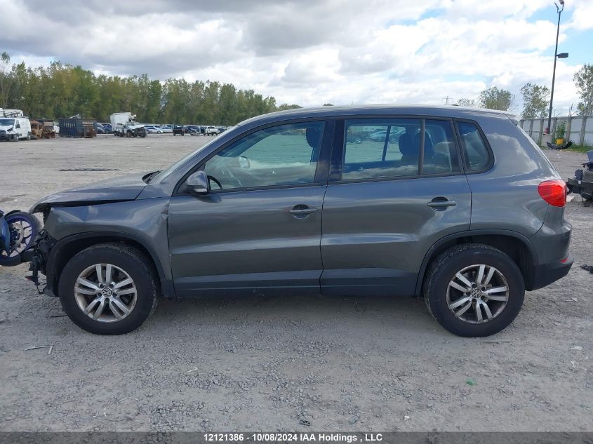 2013 Volkswagen Tiguan VIN: WVGHV3AX1DW616435 Lot: 12121386