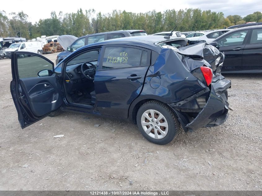 2015 Kia Rio VIN: KNADM4A34F6470525 Lot: 12121438