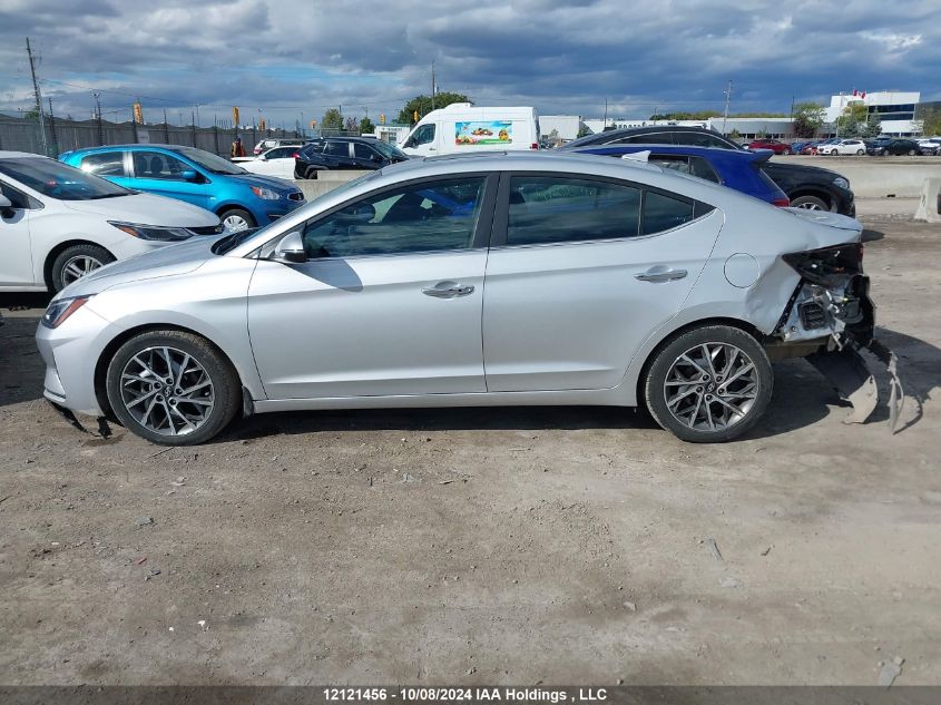 2019 Hyundai Elantra Sel/Value/Limited VIN: KMHD84LF1KU772421 Lot: 12121456