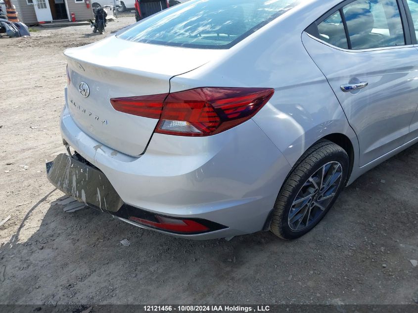 2019 Hyundai Elantra Sel/Value/Limited VIN: KMHD84LF1KU772421 Lot: 12121456