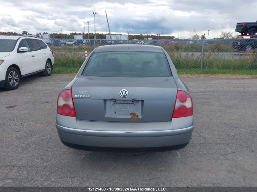 2003 Volkswagen Passat Gls VIN: WVWPD23B73P293371 Lot: 12121460