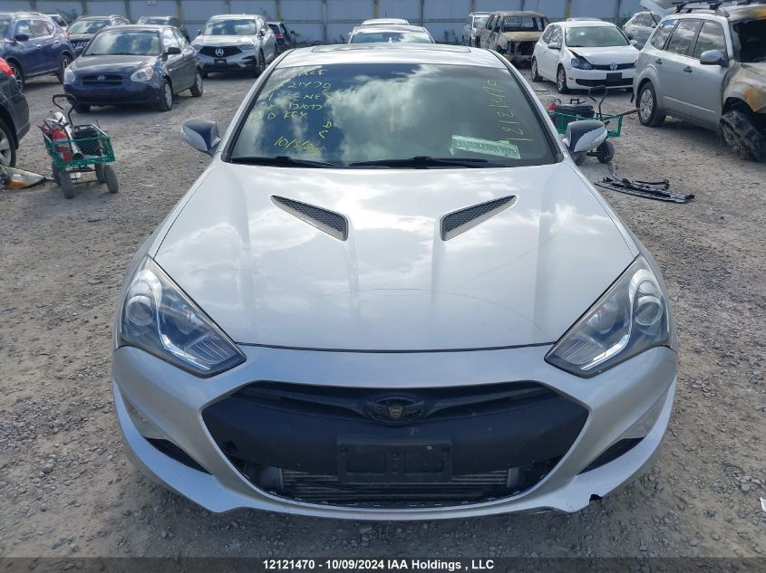 2014 Hyundai Genesis VIN: KMHHT6KD1EU121077 Lot: 12121470