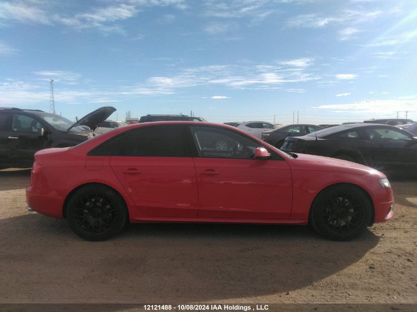 2012 Audi S4 VIN: WAUDGCFL5CA116421 Lot: 12121488