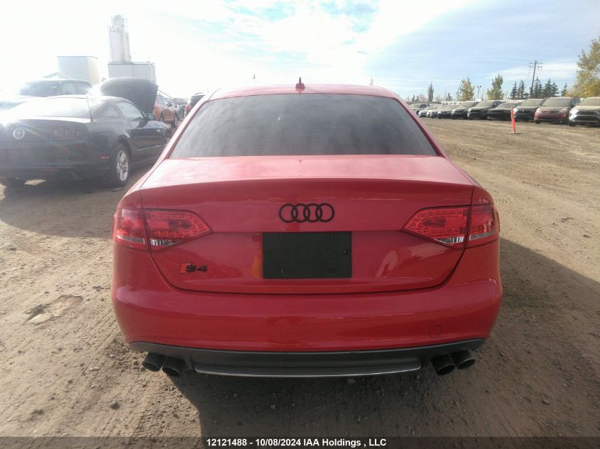 2012 Audi S4 VIN: WAUDGCFL5CA116421 Lot: 12121488