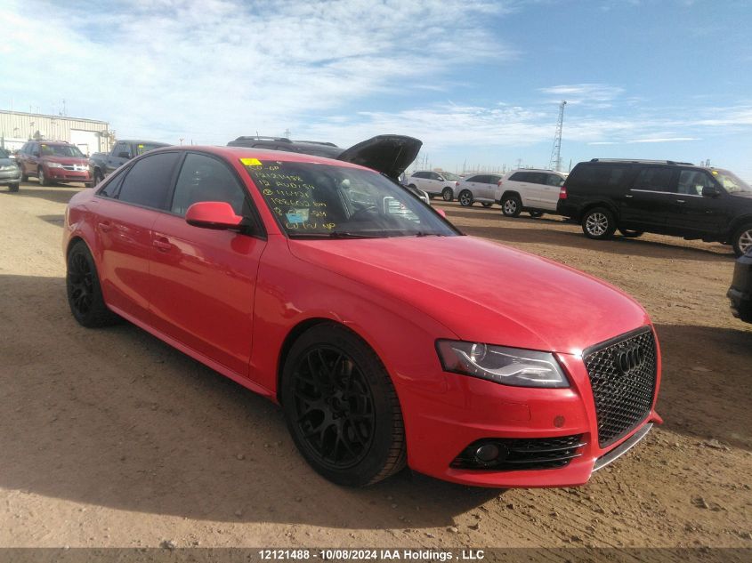 2012 Audi S4 VIN: WAUDGCFL5CA116421 Lot: 12121488