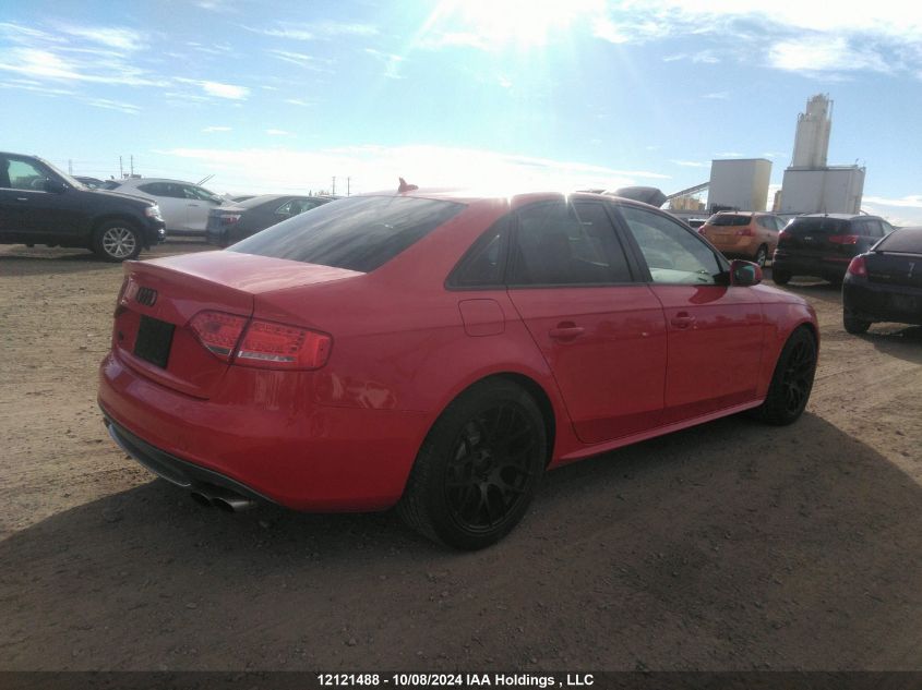 2012 Audi S4 VIN: WAUDGCFL5CA116421 Lot: 12121488