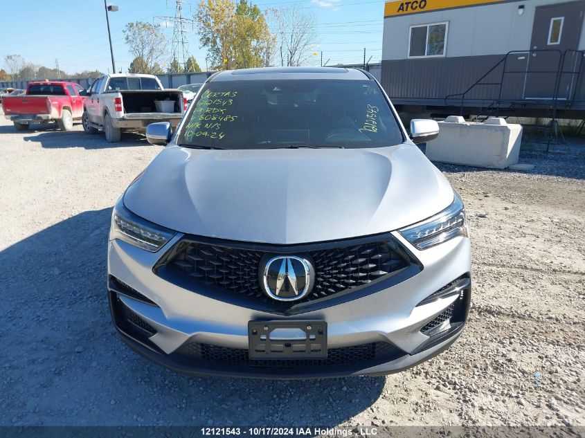 2019 Acura Rdx A-Spec VIN: 5J8TC2H67KL808485 Lot: 12121543