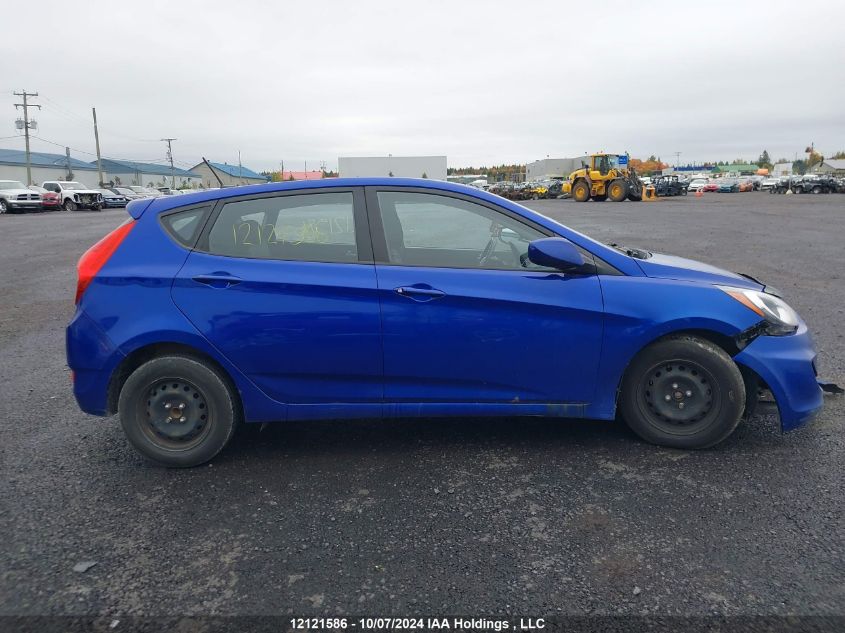 2014 Hyundai Accent Gl VIN: KMHCT5AE2EU167192 Lot: 12121586