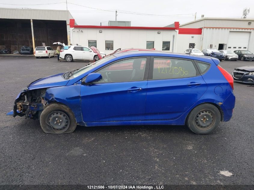 2014 Hyundai Accent Gl VIN: KMHCT5AE2EU167192 Lot: 12121586