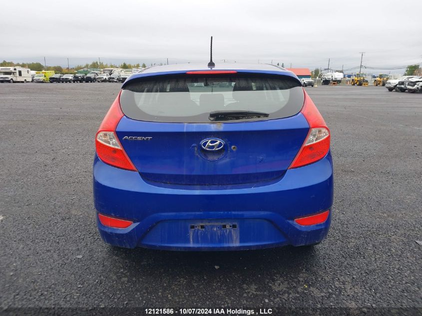 2014 Hyundai Accent Gl VIN: KMHCT5AE2EU167192 Lot: 12121586