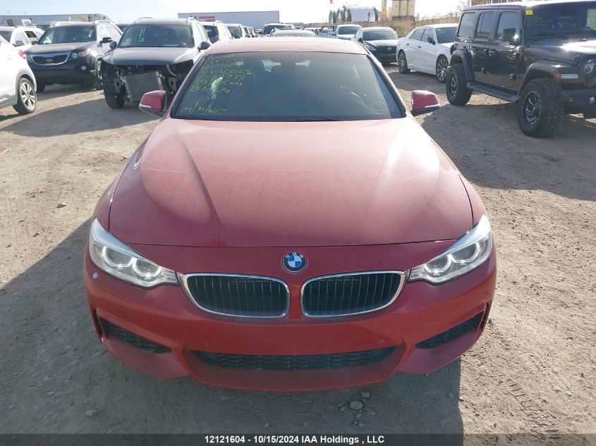 2014 BMW 4 Series 435I xDrive VIN: WBA3R5C56EK188779 Lot: 12121604