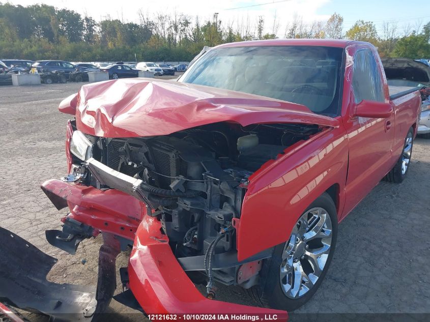 2007 Chevrolet Silverado C1500 Classic VIN: 3GCEC14V97G155175 Lot: 12121632