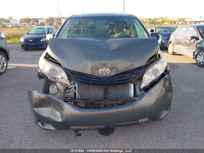 2013 Toyota Sienna VIN: 5TDZK3DC3DS352418 Lot: 12121683