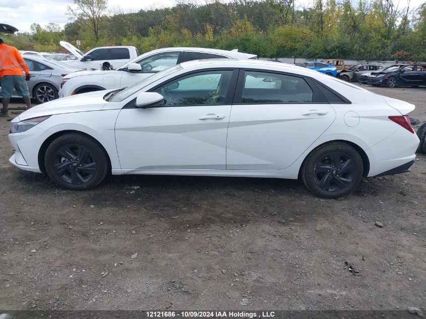 2022 Hyundai Elantra Preferred Ivt With Sun And Tech Package VIN: KMHLM4AG1NU360121 Lot: 12121686