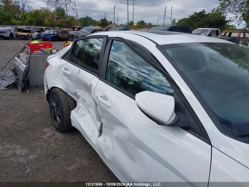 2022 Hyundai Elantra Preferred Ivt With Sun And Tech Package VIN: KMHLM4AG1NU360121 Lot: 12121686