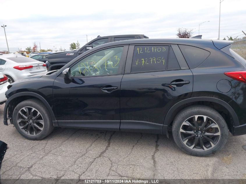 2016 Mazda Cx-5 VIN: JM3KE4DY6G0727954 Lot: 12121703