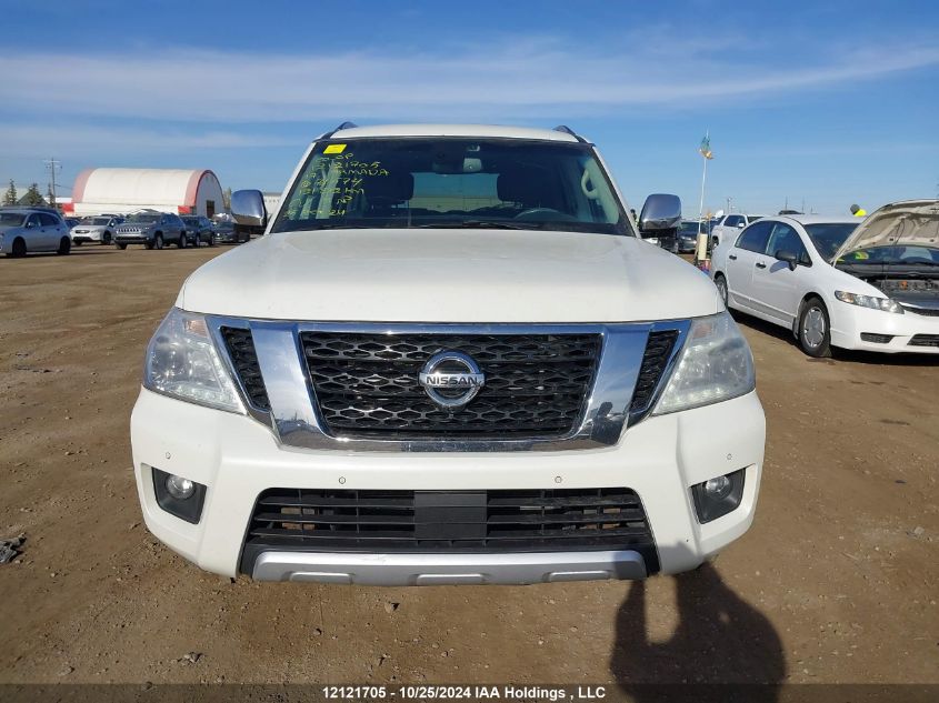 2017 Nissan Armada VIN: JN8AY2NE1H9701574 Lot: 12121705