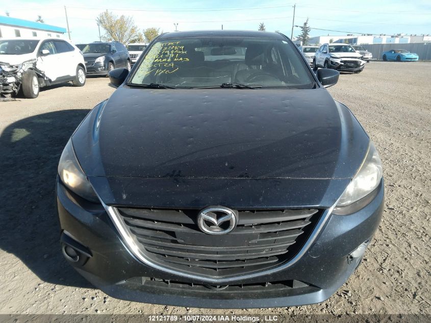 2014 Mazda Mazda3 VIN: JM1BM1L78E1126071 Lot: 12121789