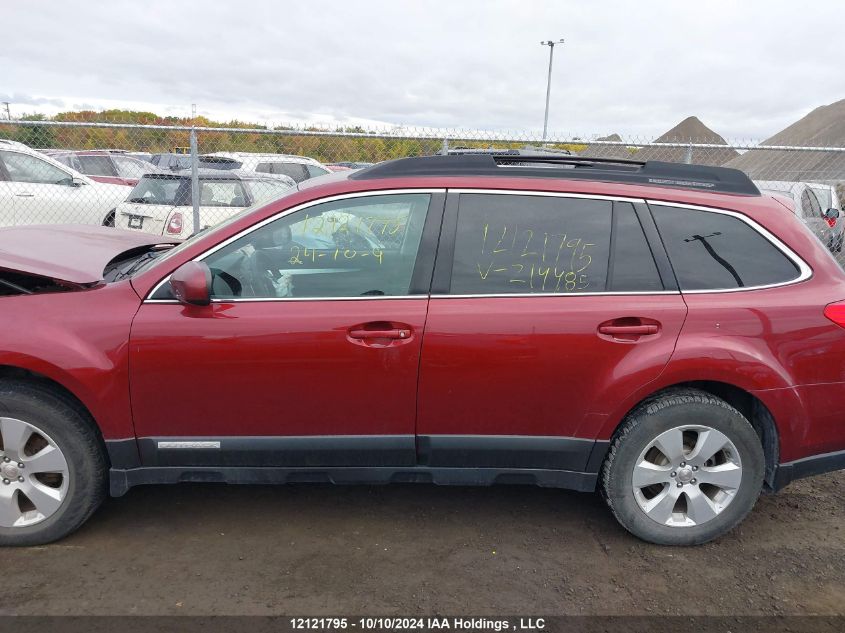 2012 Subaru Legacy Outback VIN: 4S4BRGBC4C3214485 Lot: 12121795