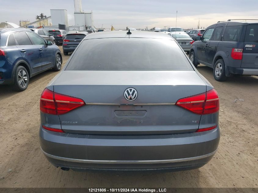 2016 Volkswagen Passat VIN: 1VWAS7A36GC022123 Lot: 12121805