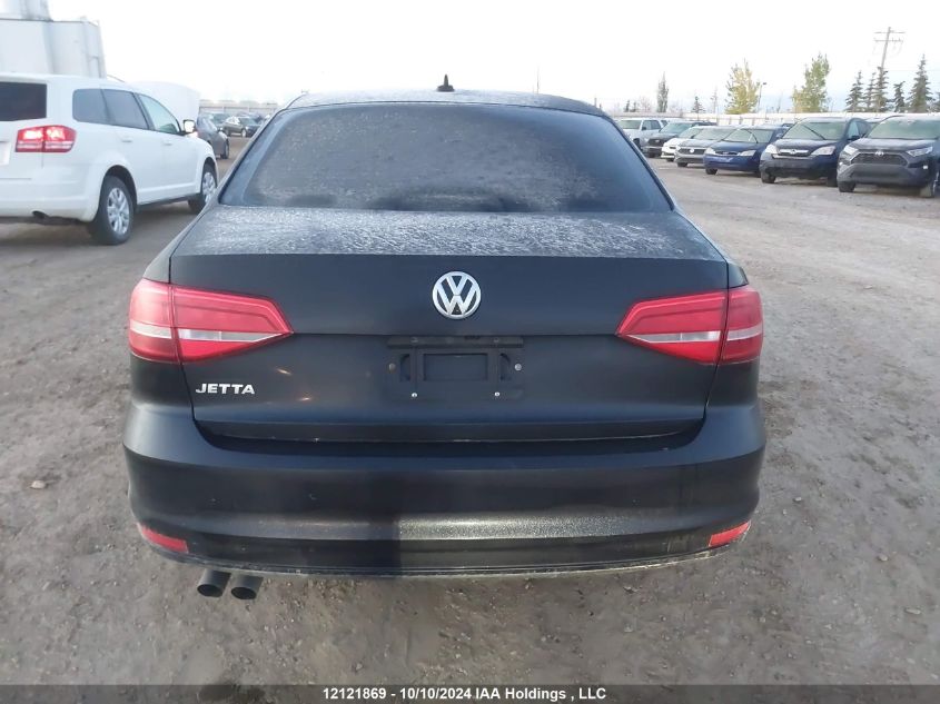 2015 Volkswagen Jetta Sedan VIN: 3VW2K7AJXFM327222 Lot: 12121869