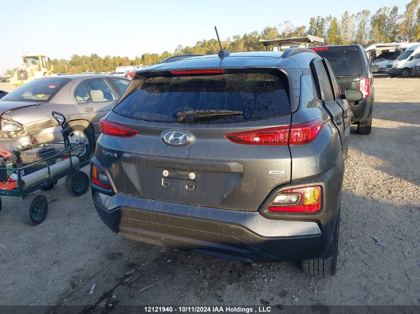 2021 Hyundai Kona Luxury Awd VIN: KM8K6CAA6MU672543 Lot: 12121940