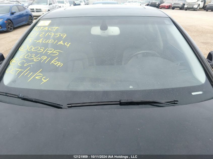 2015 Audi A4 VIN: WAUKFCFL0FN003175 Lot: 12121959