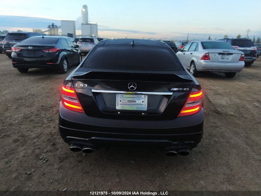 2013 Mercedes-Benz C 63 Amg VIN: WDDGJ7HB6DG012375 Lot: 12121975