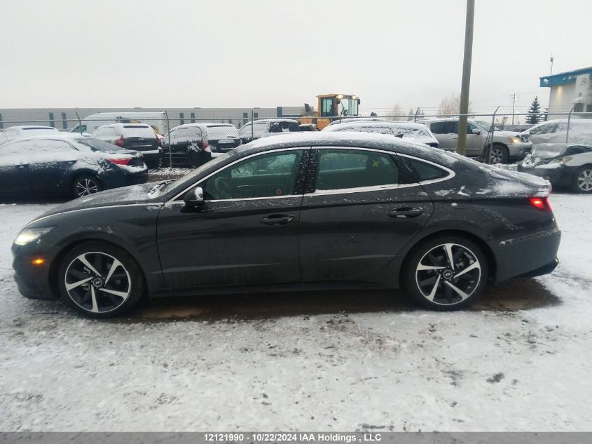 2022 Hyundai Sonata Sport VIN: 5NPEJ4J28NH148188 Lot: 12121990