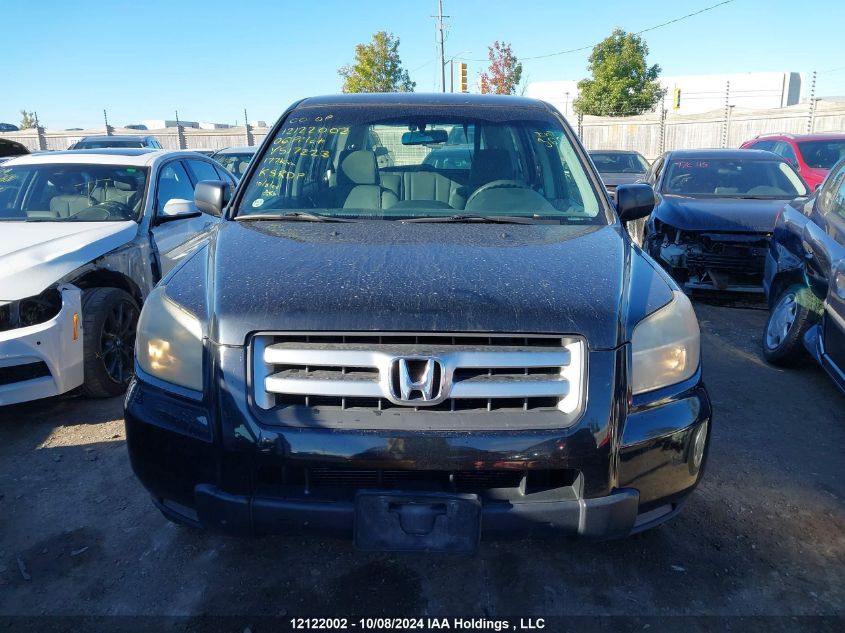 2006 Honda Pilot VIN: 2HKYF18166H517223 Lot: 12122002