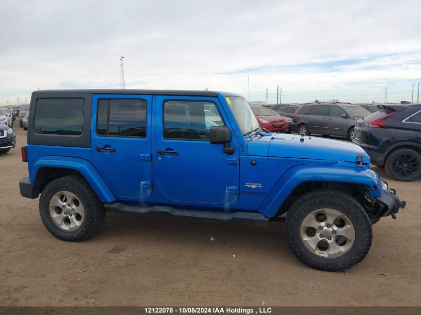 2014 Jeep Wrangler Unlimited Sahara VIN: 1C4BJWEG7EL243860 Lot: 12122078