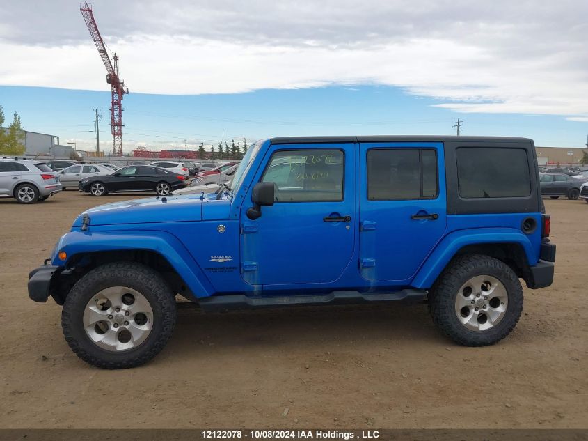 2014 Jeep Wrangler Unlimited Sahara VIN: 1C4BJWEG7EL243860 Lot: 12122078