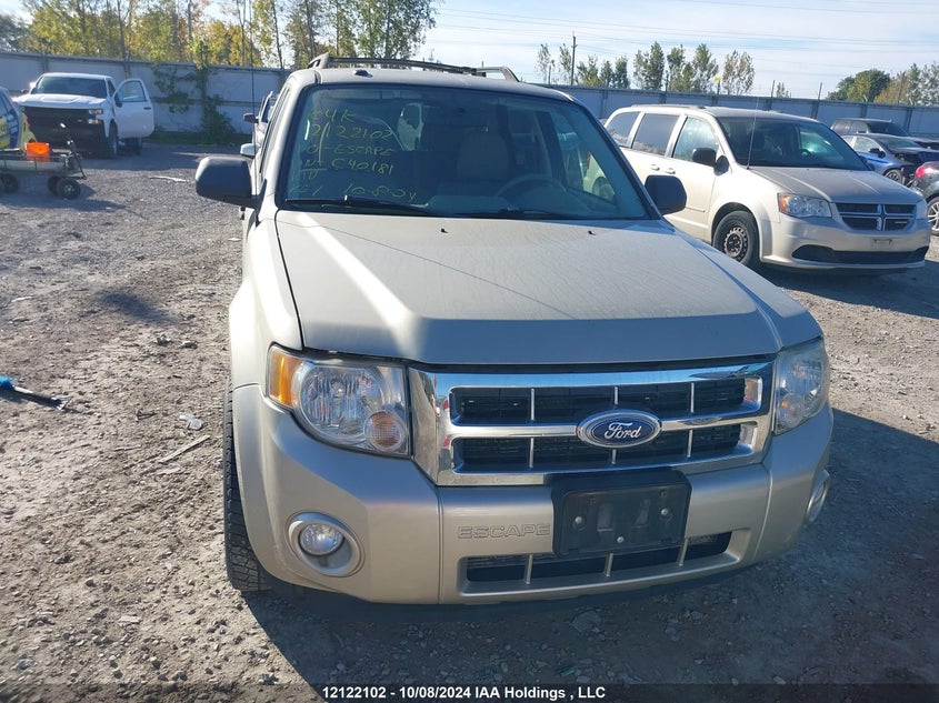 2010 Ford Escape Xlt VIN: 1FMCU0D78AKC40181 Lot: 12122102