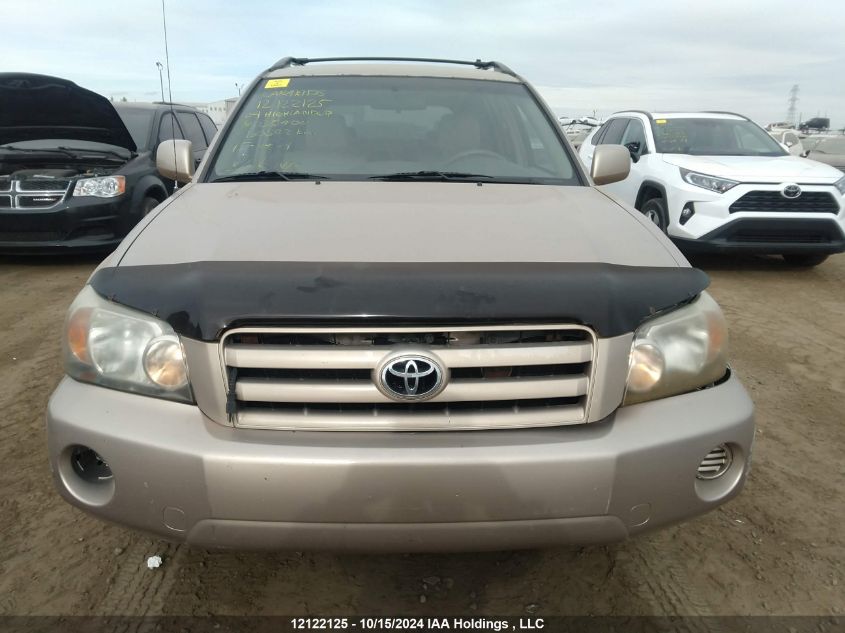 2004 Toyota Highlander Limited VIN: JTEHP21AX40035700 Lot: 12122125