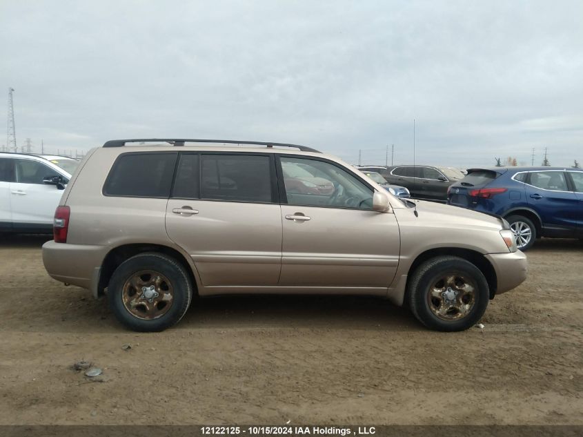 2004 Toyota Highlander Limited VIN: JTEHP21AX40035700 Lot: 12122125