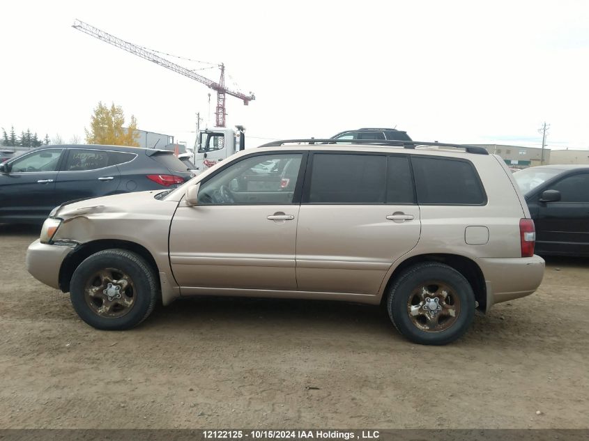 2004 Toyota Highlander Limited VIN: JTEHP21AX40035700 Lot: 12122125