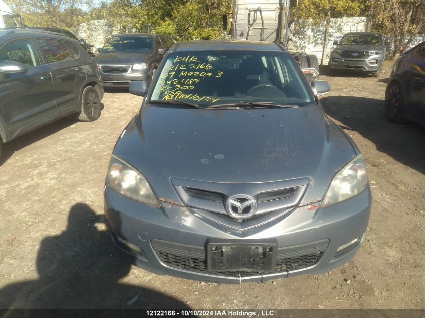 2009 Mazda Mazda3 VIN: JM1BK34F291242489 Lot: 12122166