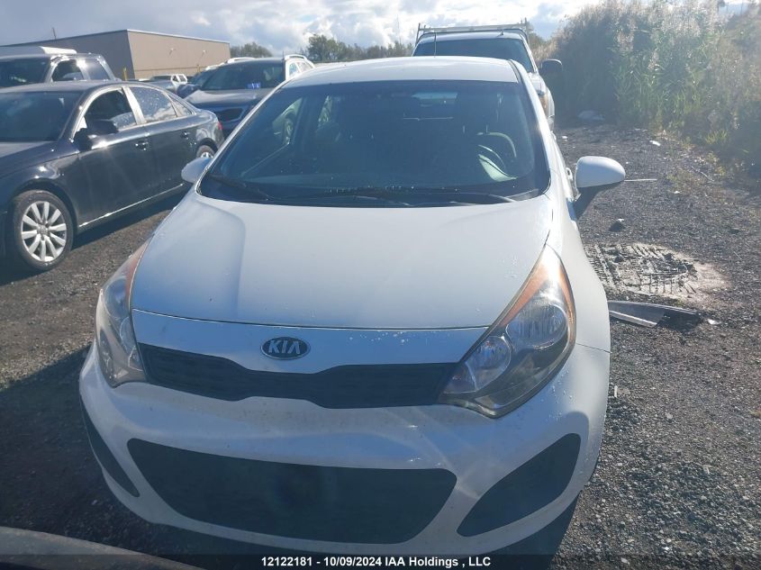 2015 Kia Rio 5-Door VIN: KNADM5A39E6927415 Lot: 12122181