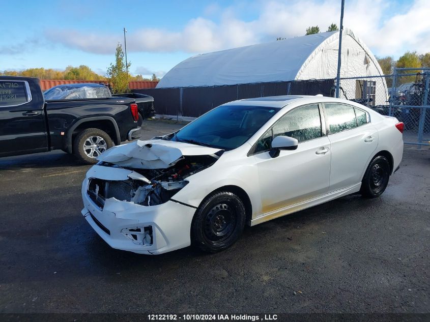 2019 Subaru Impreza VIN: 4S3GKAG63K3605379 Lot: 12122192