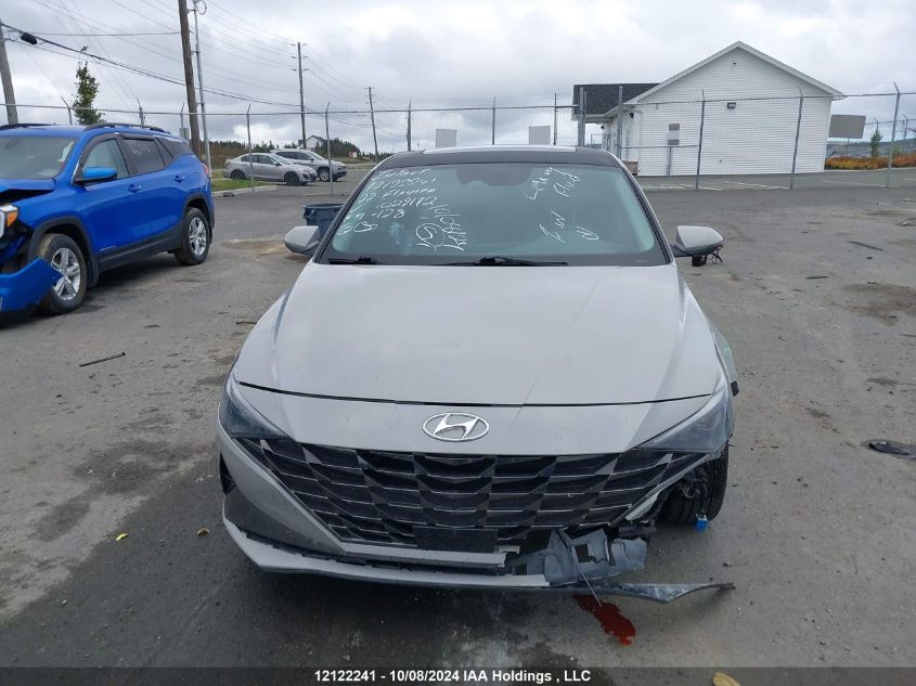 2022 Hyundai Elantra Limited VIN: KMHLN4AJ6NU029172 Lot: 12122241