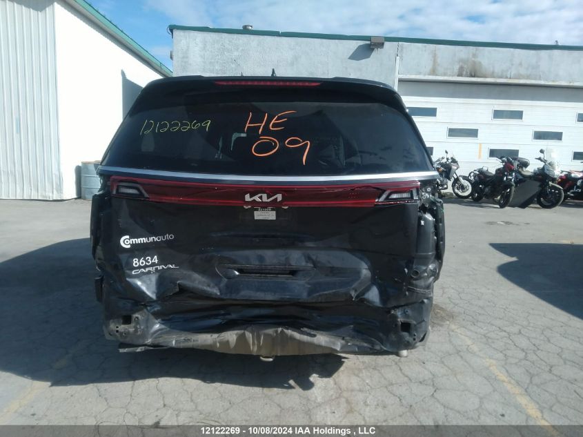 2024 Kia Carnival Lx VIN: KNDNB5H35R6378191 Lot: 12122269