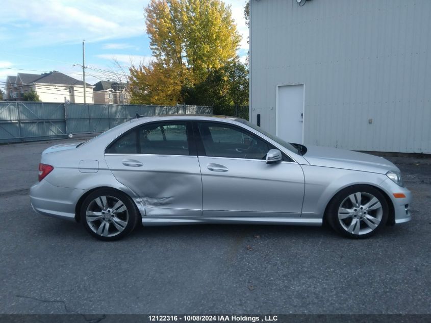 2012 Mercedes-Benz C 300 4Matic VIN: WDDGF8BB9CA640268 Lot: 12122316