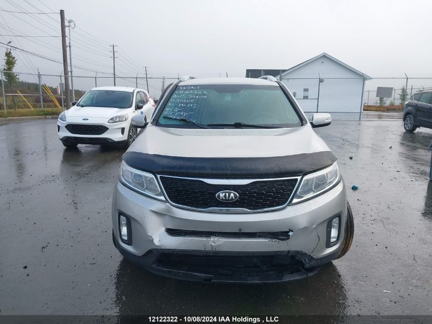 2015 Kia Sorento VIN: 5XYKTCA64FG646018 Lot: 12122322