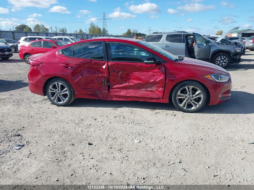 2017 Hyundai Elantra Gls VIN: KMHD84LF5HU117249 Lot: 12122336