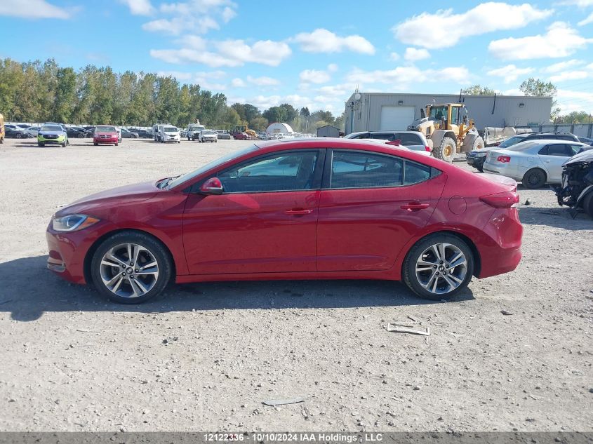 2017 Hyundai Elantra Gls VIN: KMHD84LF5HU117249 Lot: 12122336