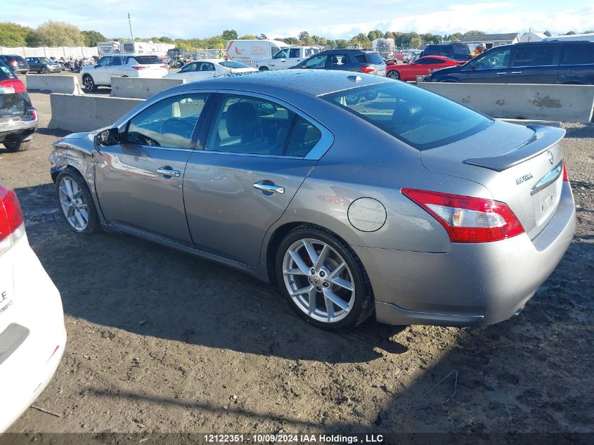 2009 Nissan Maxima S/Sv VIN: 1N4AA51E79C801213 Lot: 12122351